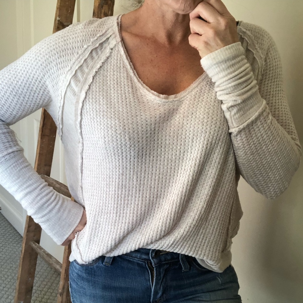 Free People/ We The Free boho oversized thermal